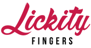 logo for lickity fingers